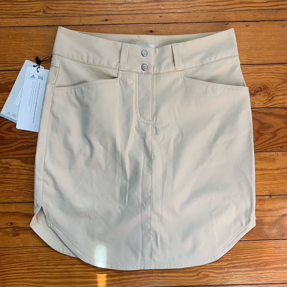 Adidas Essentials Three Stripes Golf Skort khaki size 0